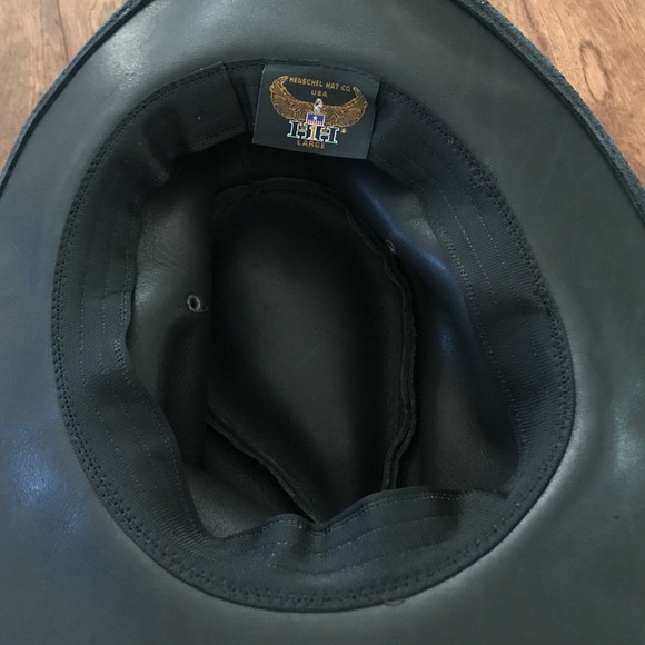 Free People Henschel Leather Hat NWOT - Picture 4 of 4